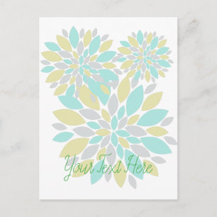 Magic Pastel Colour Flower Petals magische verfkle Briefkaart