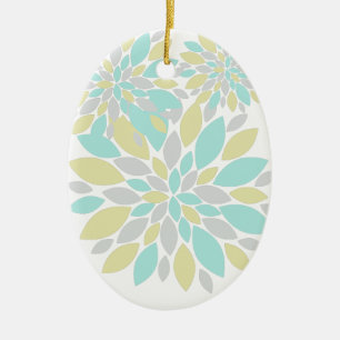 Magic Pastel Colour Flower Petals magische verfkle Keramisch Ornament