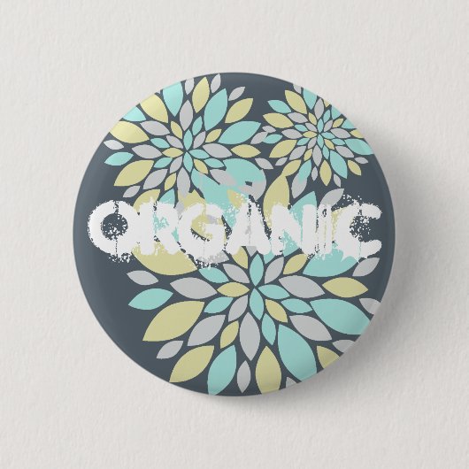 Magic Pastel Colour Flower Petals magische verfkle Ronde Button 5,7 Cm (Voorkant)