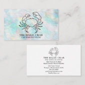 ** Magic Pastel Crab Fine Dining door het Zee Visitekaartje (Voorkant / Achterkant)