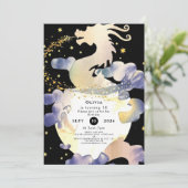 Magic Pastel Dragon Verjaardag Kaart (Staand voorkant)