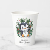 Magic  Penguin Baby shower Papieren Bekers (Voorkant)