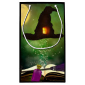 Magic Pet & Magical Spell Book Whimsical Fun Party Klein Cadeauzakje (Achterkant)