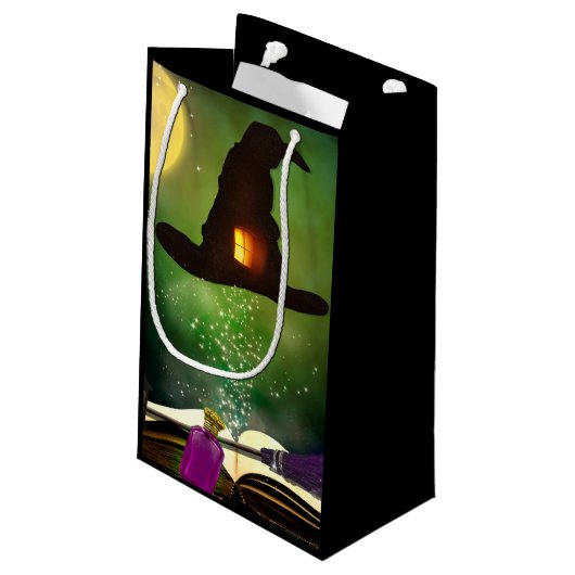 Magic Pet & Magical Spell Book Whimsical Fun Party Klein Cadeauzakje (Achterkant Gekanteld)