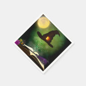 Magic Pet & Magical Spell Book Whimsical Fun Party Servet (Hoek)