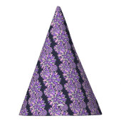 Magic Petals Purple Flowers Feesthoedjes (Rechts)