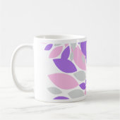Magic Petals Purple Flowers Koffiemok (Links)