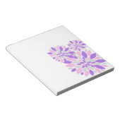 Magic Petals Purple Flowers Notitieblok (Schuin)