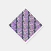 Magic Petals Purple Flowers Servet (Hoek)
