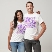 Magic Petals Purple Flowers T-shirt (Unisex)