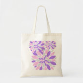 Magic Petals Purple Flowers Tote Bag (Voorkant)