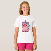 Magic Piglet-Unicorn Kinderen T-shirt (Voorkant volledig)