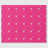 Magic pink candy world cadeaupapier (Vlak)