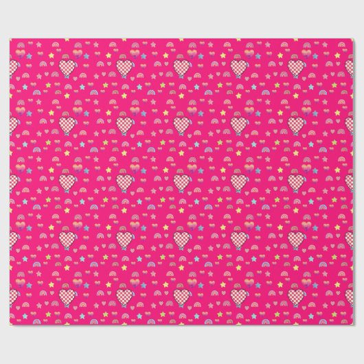 Magic pink candy world cadeaupapier (Vlak)
