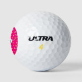 Magic pink candy world golfballen (Logo)