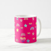 Magic pink candy world koffiemok (Voorkant rechts)