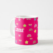 Magic pink candy world koffiemok (Voorkant links)