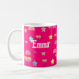 Magic pink candy world koffiemok