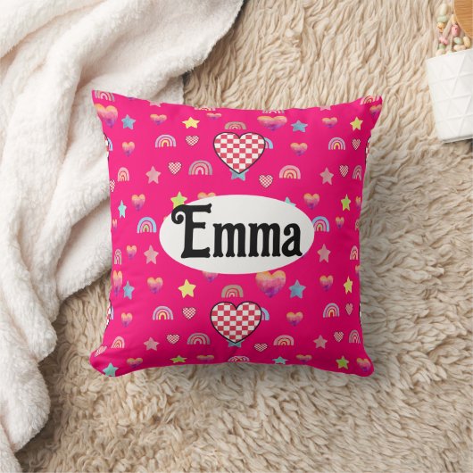 Magic pink candy world kussen (Deken)