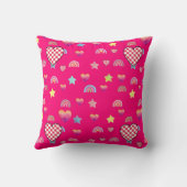 Magic pink candy world kussen (Achterkant)