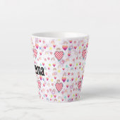 Magic pink candy world latte mok (Voorkant)