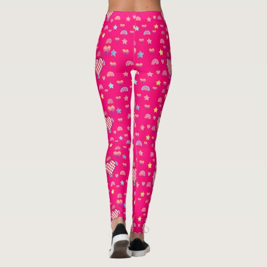 Magic pink candy world leggings (Achterkant)
