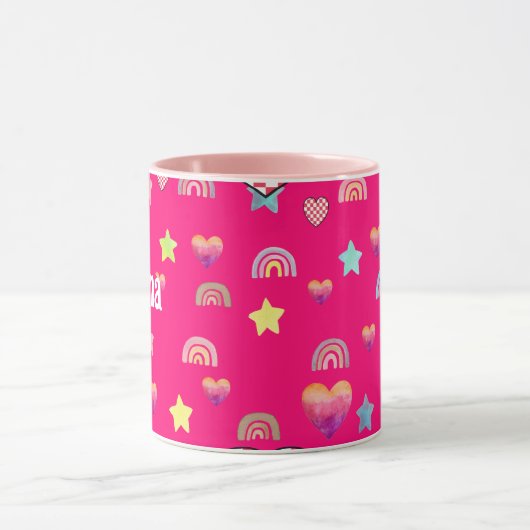 Magic pink candy world mok (Midden)