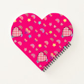 Magic pink candy world notitieboek (Achterkant)