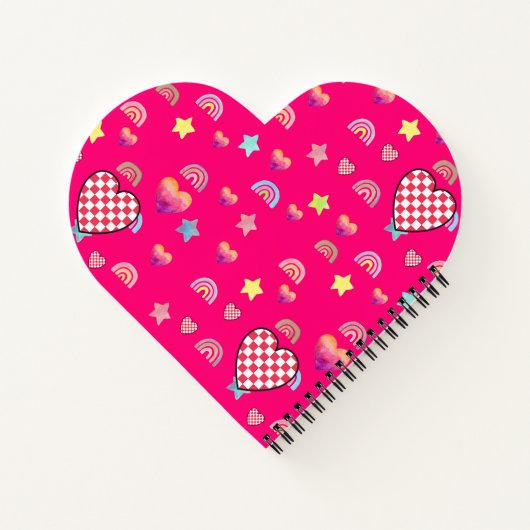 Magic pink candy world notitieboek (Achterkant)