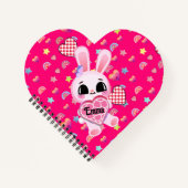 Magic pink candy world notitieboek (Voorkant)