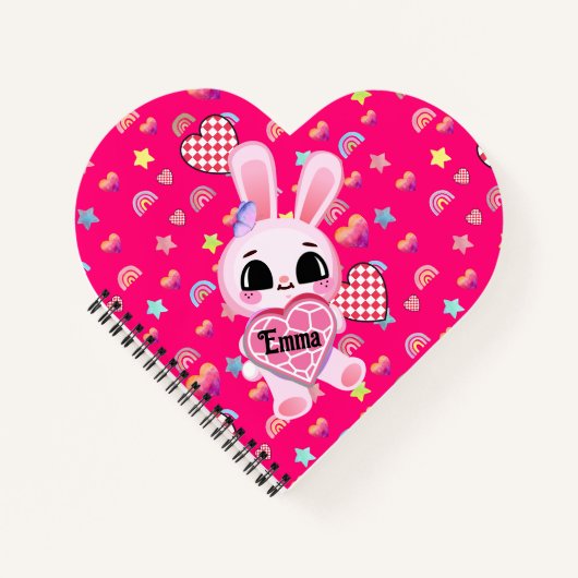 Magic pink candy world notitieboek (Voorkant)