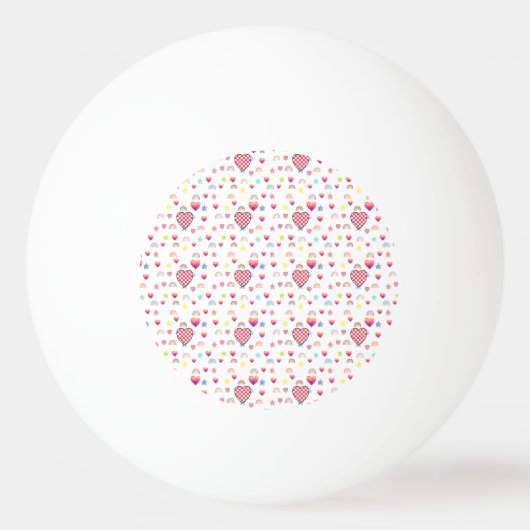 Magic pink candy world pingpongbal (Achterkant)