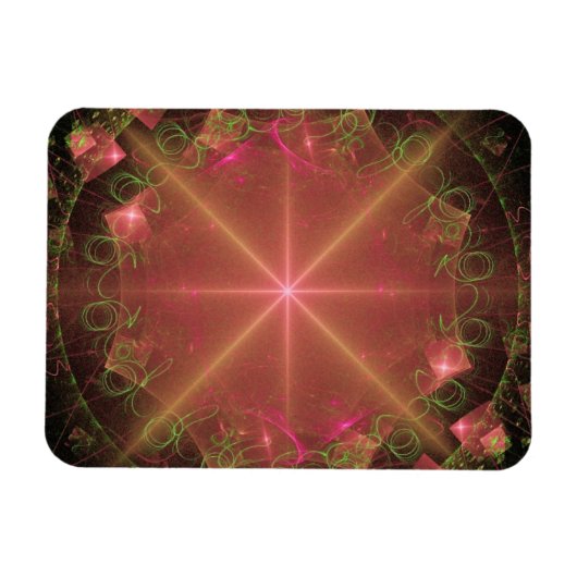 Magic Pink Clock Magneet (Horizontaal)