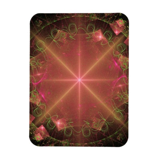 Magic Pink Clock Magneet (Verticaal)