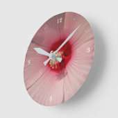 Magic Pink Flower Foto Ronde (Medium) Wandklok (Hoek)