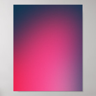 Magic Pink Gradient Poster