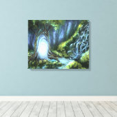 Magic Portal Canvas Afdruk (Insitu (Houten vloer))