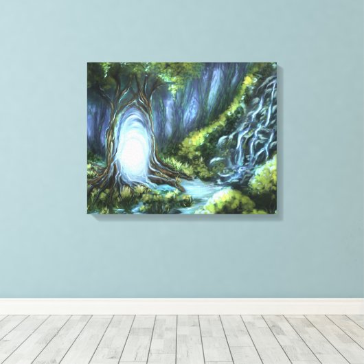 Magic Portal Canvas Afdruk (Insitu (Houten vloer))
