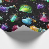 Magic Potions Pattern Cadeaupapier (Hoek)
