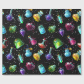 Magic Potions Pattern Cadeaupapier (Vlak)