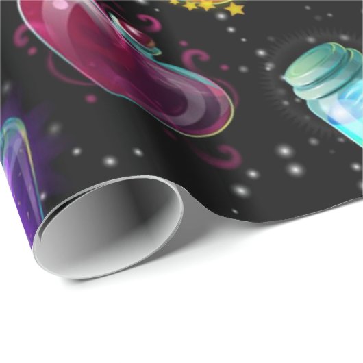 Magic Potions Pattern Cadeaupapier (Rol Hoek)