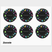 Magic Potions Pattern Ronde Sticker (Vel)