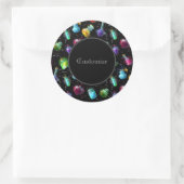 Magic Potions Pattern Ronde Sticker (Tas)