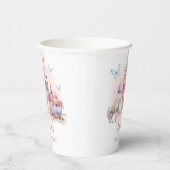 Magic Princess Castle Verjaardag papieren bekers (Rechts)