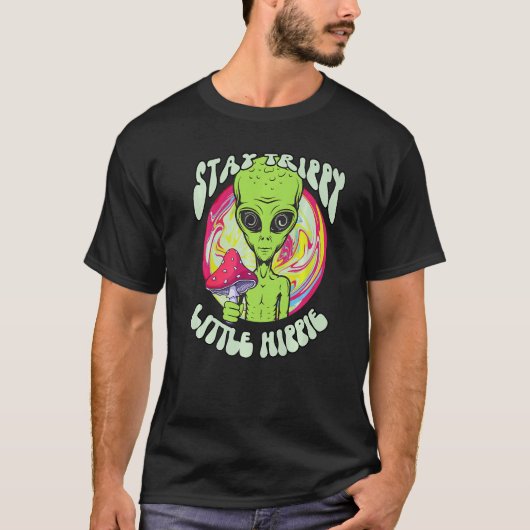 Magic Psilocybin-paddenstoelen Alien-verblijf Trip T-shirt (Voorkant)