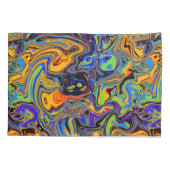 Magic Psychedelic Pattern Kussensloop (Achterkant)