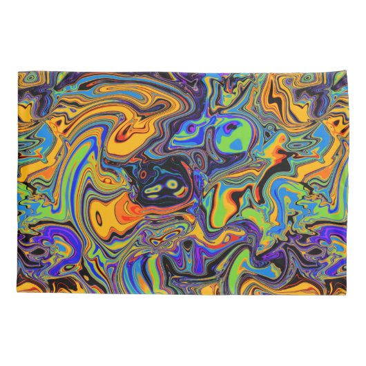 Magic Psychedelic Pattern Kussensloop (Achterkant)