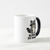 Magic Raccoon Toast Mug – Heat Reveal Cute Animal  Magische Mok (Voorkant rechts)
