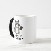 Magic Raccoon Toast Mug – Heat Reveal Cute Animal  Magische Mok (Voorkant links)