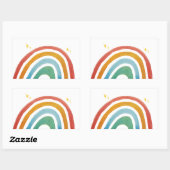 Magic Rainbow Rechthoekige Sticker (Vel)